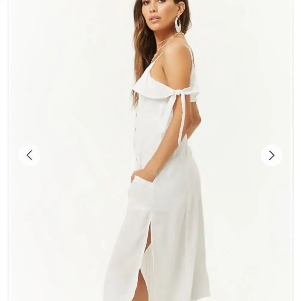 ✨ Open-Shoulder Midi Dress✨ - Picture 3 of 6